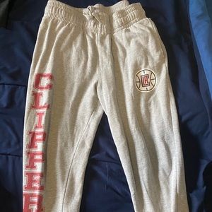 NBA Clippers Medium Jogger Sweatpants w/pockets